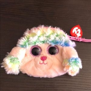 Rainbow the poodle coin purse